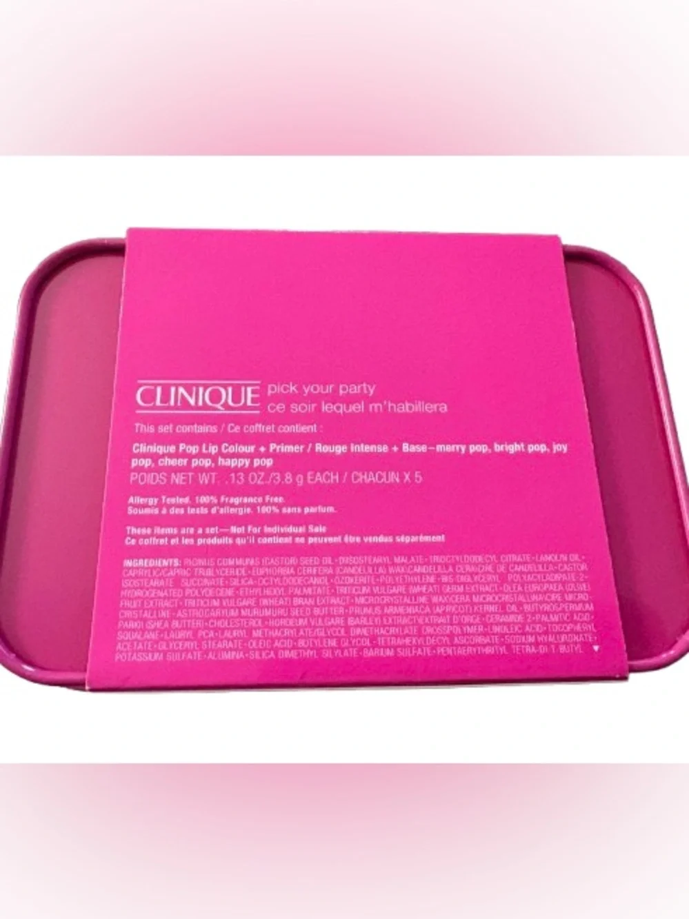 Clinique Pick Your Party Pop Lip Colour + Primer Set